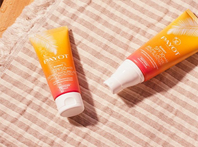 Gamme Sunny Soins solaires visage et corps - Payot