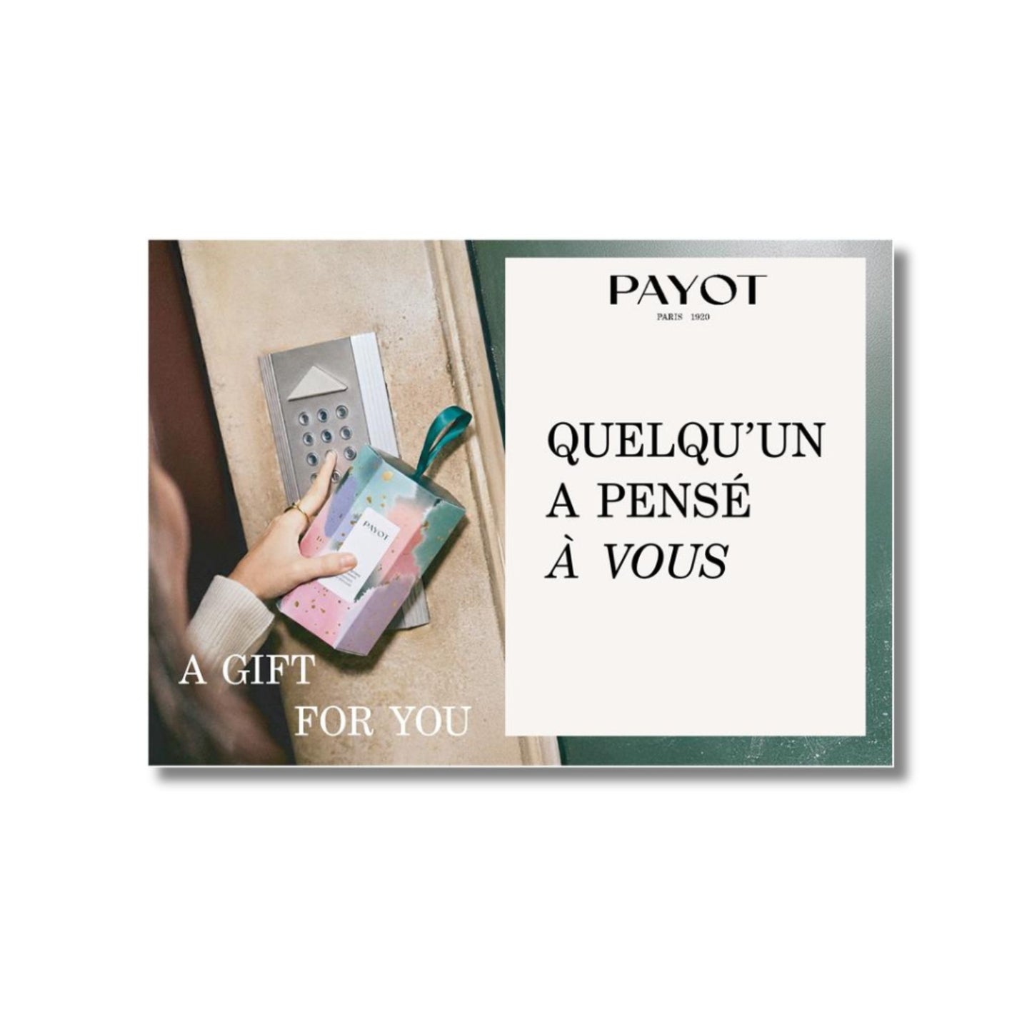 E-Carte cadeau Payot